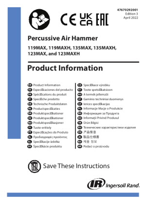 119MAX Vibration Reduced Air Hammer | Ingersoll Rand